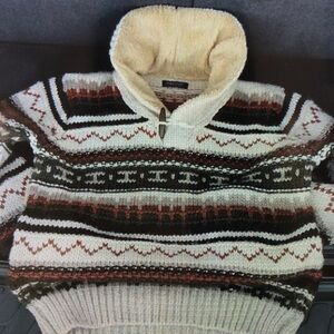 Men's Patterned Cardigan Sweater